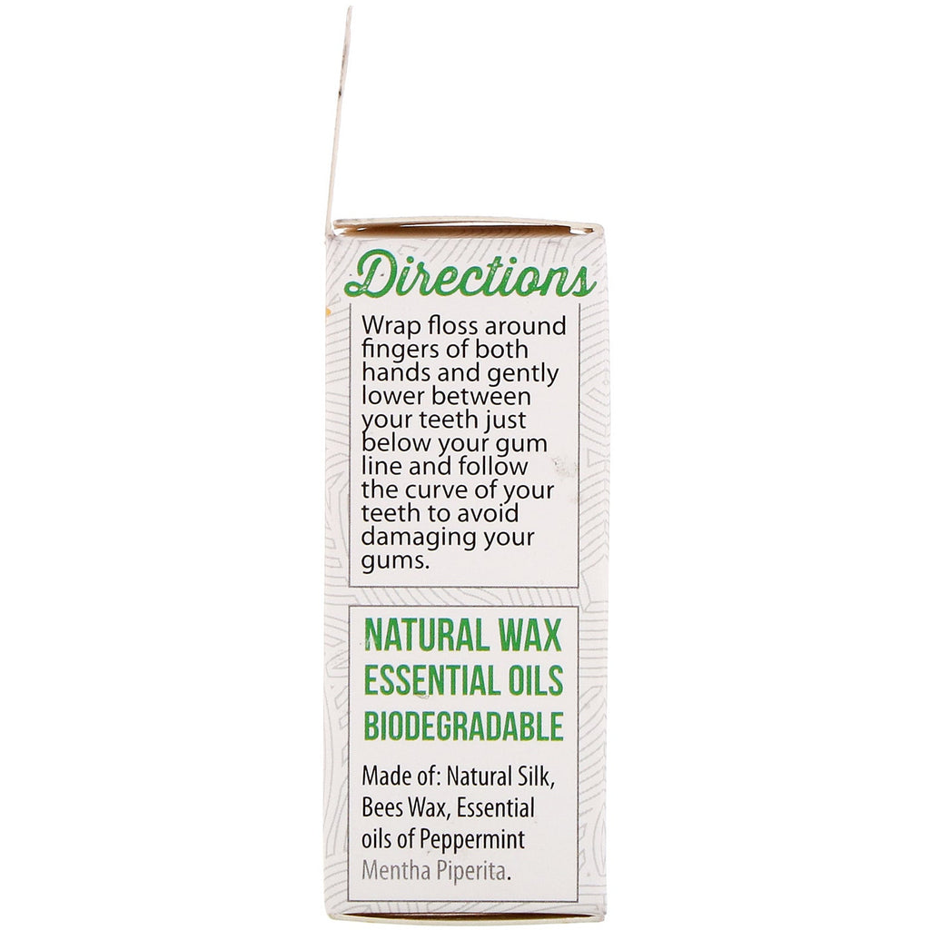 The Dirt, Silk Floss, Mint Essential Oil, 1 unit, 33 yrds