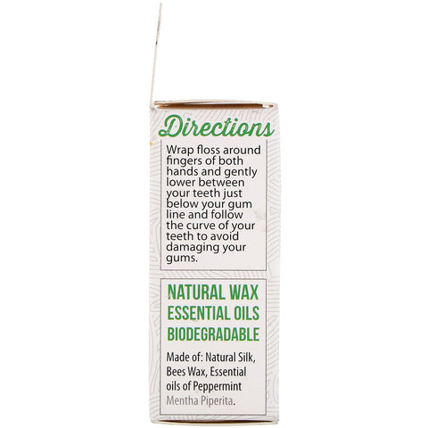 The Dirt, Silk Floss, Mint Essential Oil, 1 unit, 33 yrds