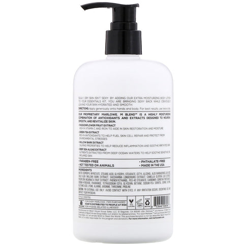 Marlowe, Extra Moisturizing Body Lotion, No. 002, 15 fl oz (443.6 ml)