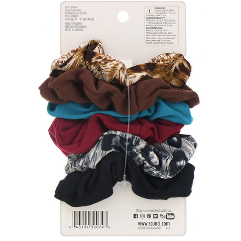 Scunci, The Original Scrunchie, 6 Pieces