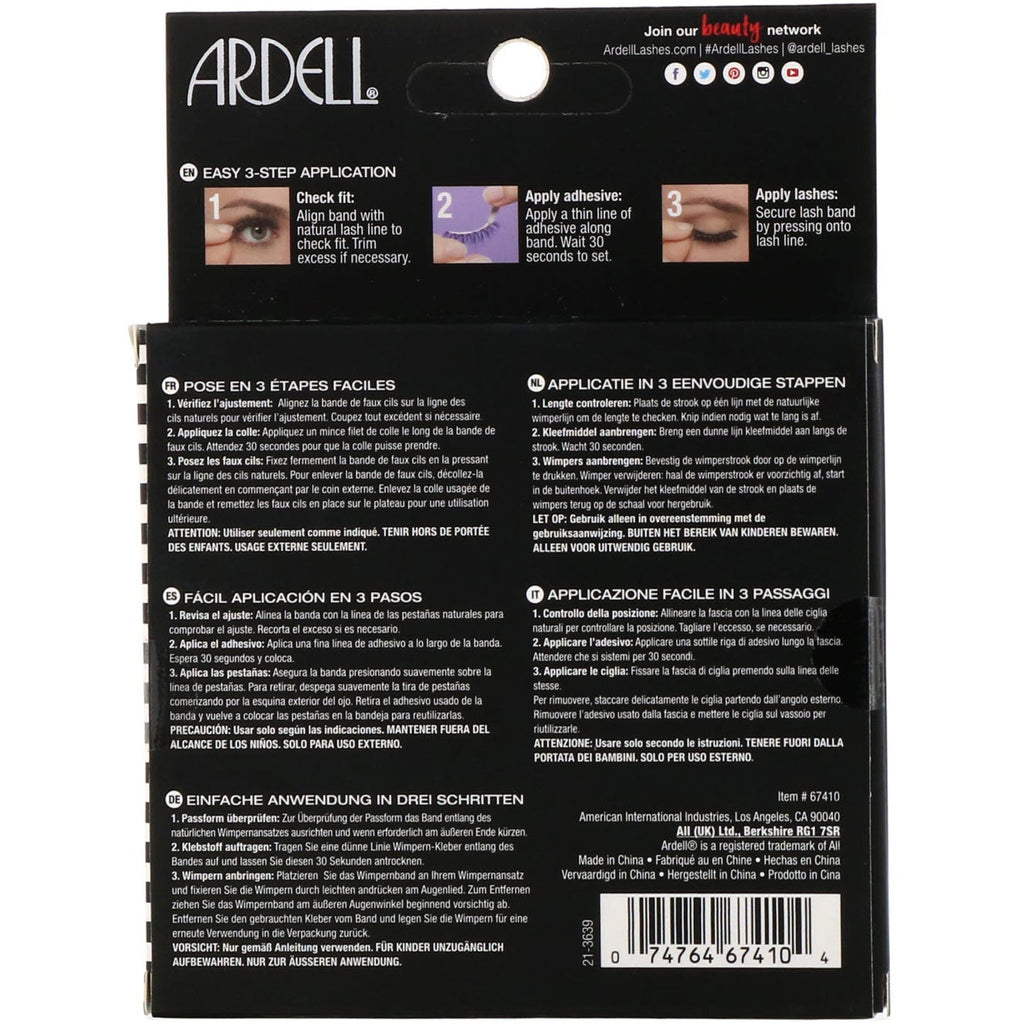 Ardell, Faux Mink, Luxuriously Lightweight Lash, 4 Pairs