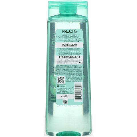 Garnier, Fructis, Pure Clean, Fortifying Shampoo with Aloe, 12.5 fl oz (370 ml)