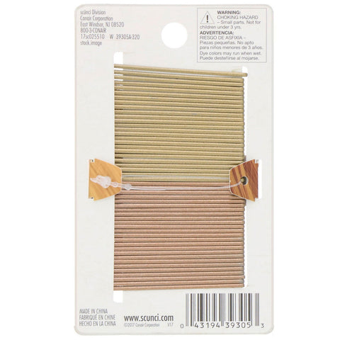 Scunci, No Slip Grip, Color Match Bobby Pins, Blonde, 50 Pieces