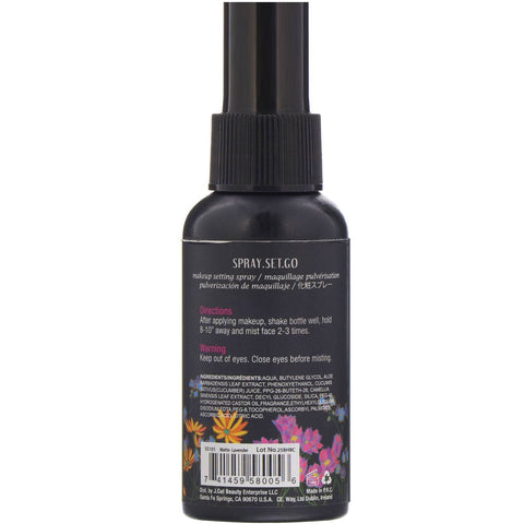 J.Cat Beauty, Matte Make Up Setting Spray, SS101 Wildflowers, 2.8 fl oz (80 ml)