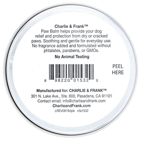 Charlie & Frank, Dog Paw Balm, 2 oz (56.6 g)