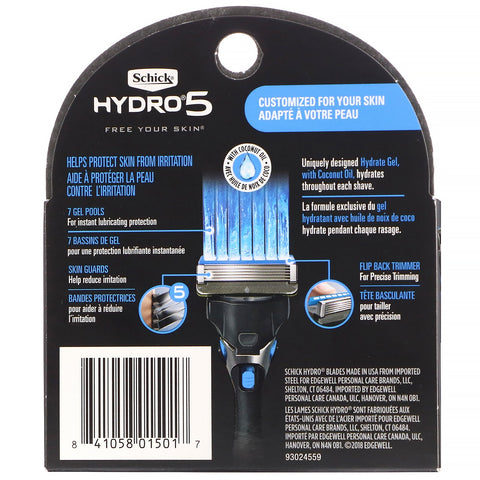 Schick, Hydro Sense, Hydrate,  4 Cartridges