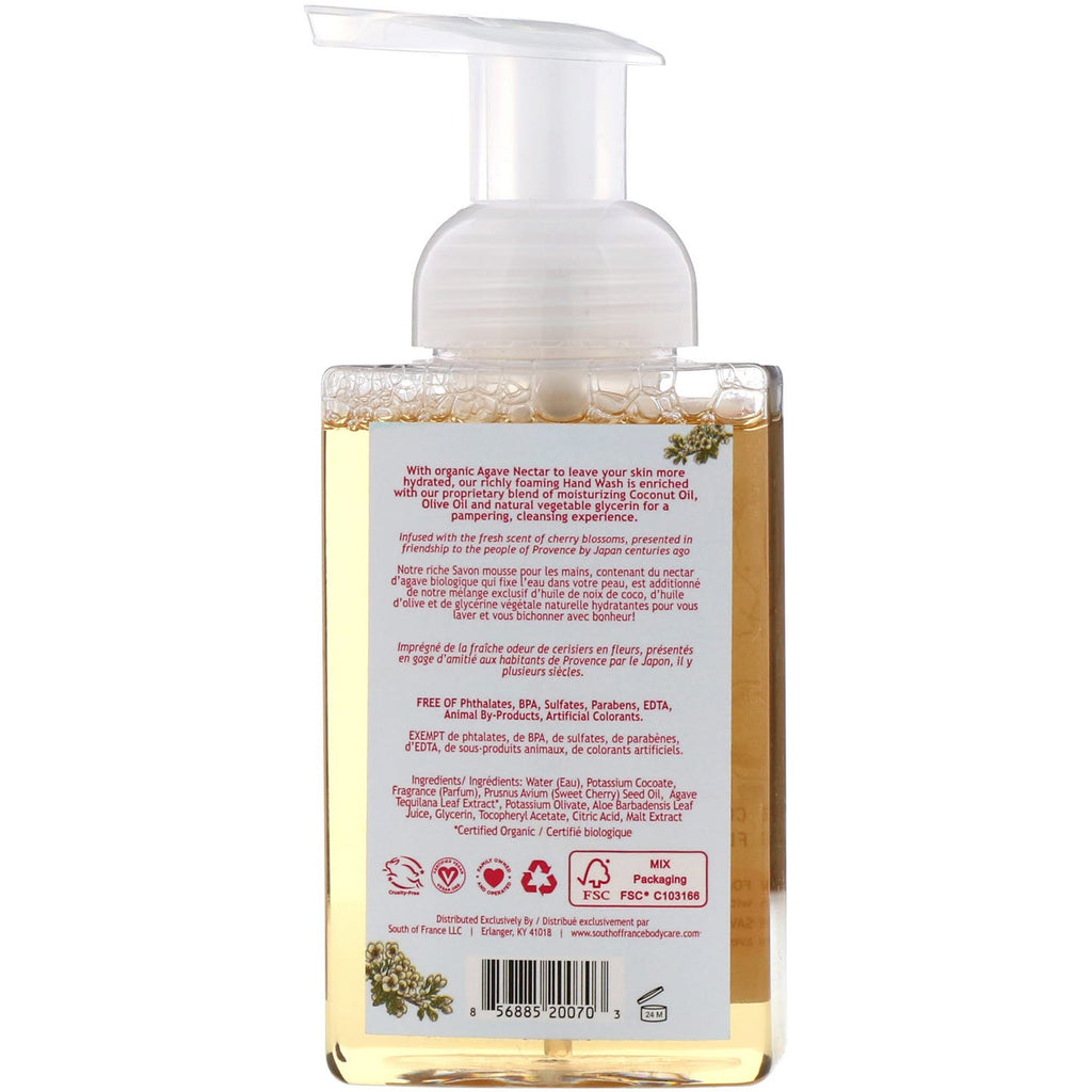 South of France, Foaming Hand Wash, Cherry Blossom, 8 fl oz (236 ml)