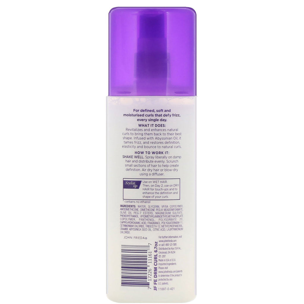 John Frieda, Frizz Ease, Dream Curls, Daily Styling Spray, 6.7 fl oz (198 ml)