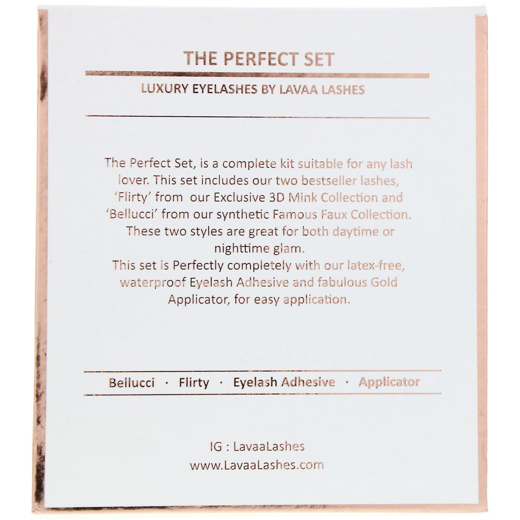 Lavaa Lashes, The Perfect Set, 1 Set