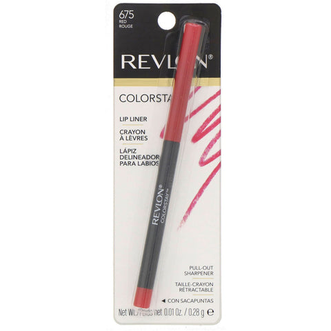 Revlon, Colorstay, Lip Liner, Red 675, 0.01 oz (0.28 g)