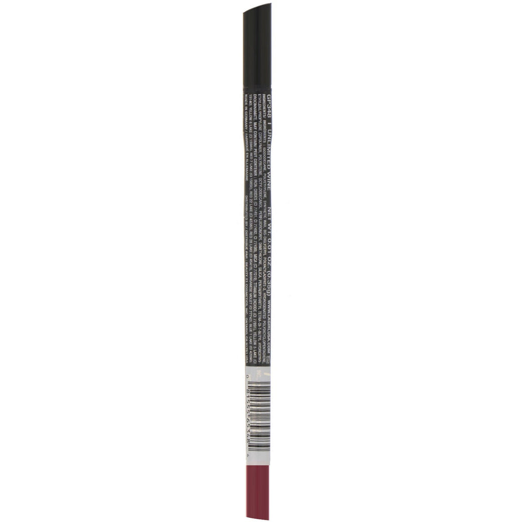 L.A. Girl, Ultimate Lip, Intense Stay Auto Lipliner, Unlimited Wine, 0.01 oz (0.35 g)