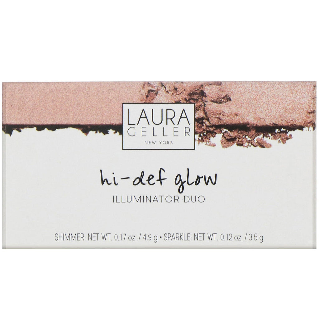 Laura Geller, Hi-Def Glow, Illuminator Duo, Bed of Roses, 0.29 oz (8.4 g)