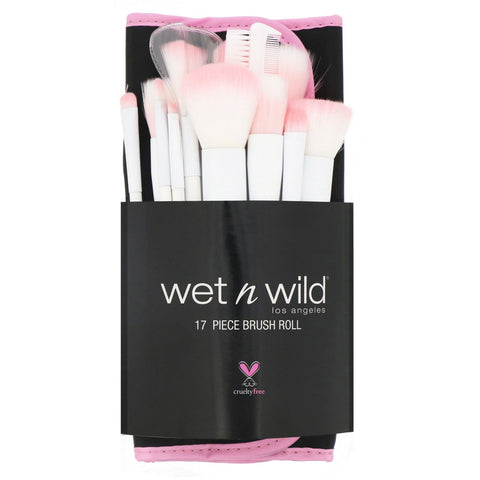 Wet n Wild, 17 Piece Brush Roll, 17 Piece Collection