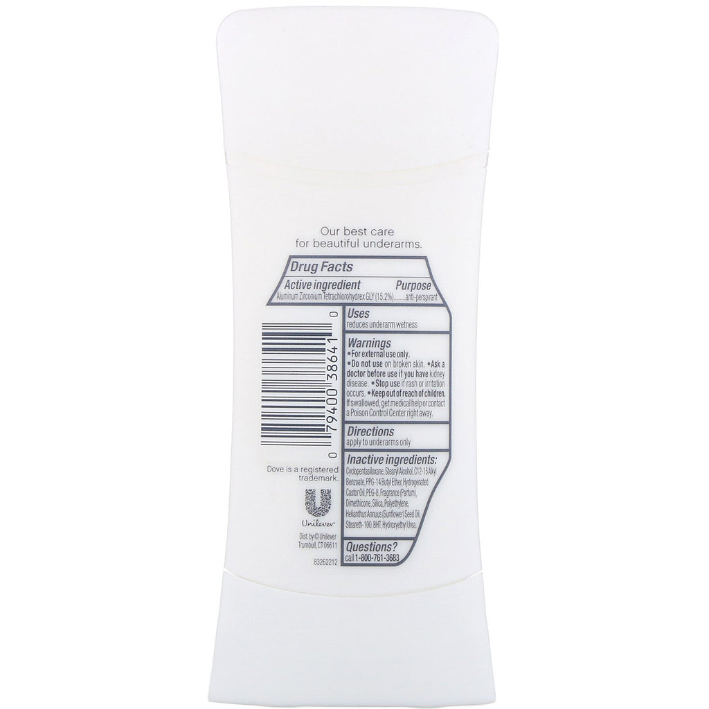 Dove, Advanced Care, Anti-Perspirant Deodorant, Caring Coconut, 2.6 oz (74 g)