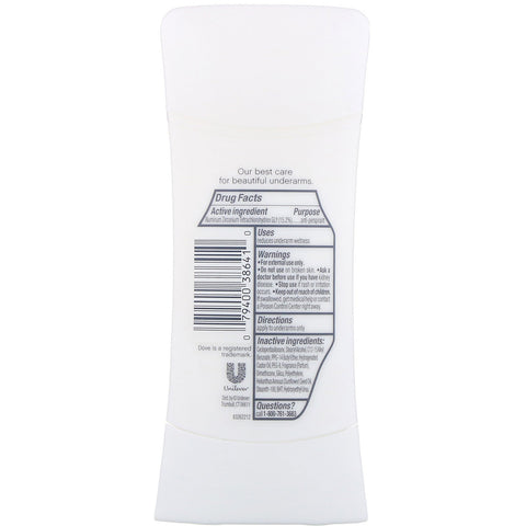 Dove, Advanced Care, Anti-Perspirant Deodorant, Caring Coconut, 2.6 oz (74 g)