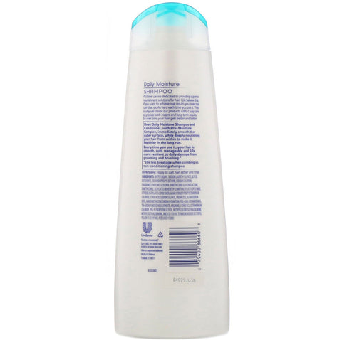 Dove, Nutritive Solutions, Daily Moisture Shampoo, For Normal, Dry Hair, 12 fl oz (355 ml)