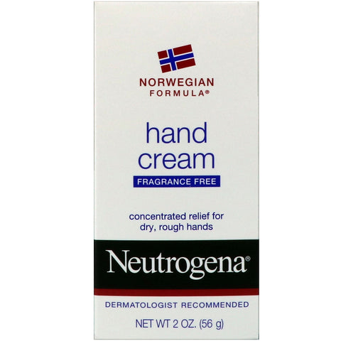 Neutrogena, Hand Cream, Fragrance Free, 2 oz (56 g)