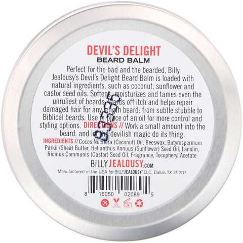 Billy Jealousy, Beard Balm, Devils Delight, 2 oz (57 g)