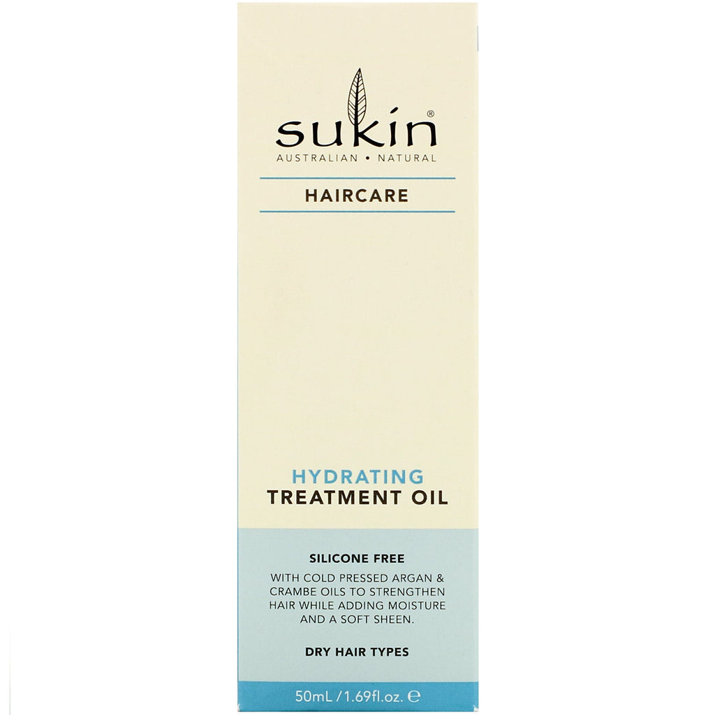 Sukin, Hydrating Treatment Oil, Haircare, 1.69 fl oz (50 ml)