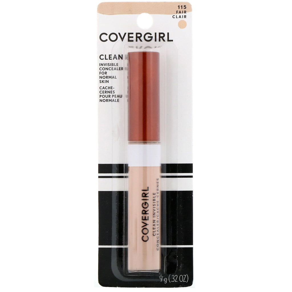 Covergirl, Clean Invisible Concealer, 115 Fair, .32 oz (9 g)