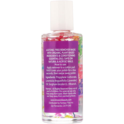 Blossom, Nail Polish Remover, Lavender, 2 fl oz (59 ml)