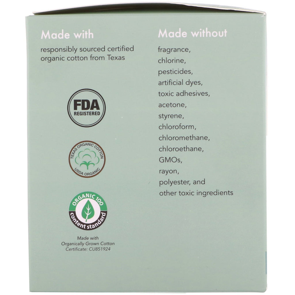 Rael,  Cotton Cover Pads, Regular, 14 Count