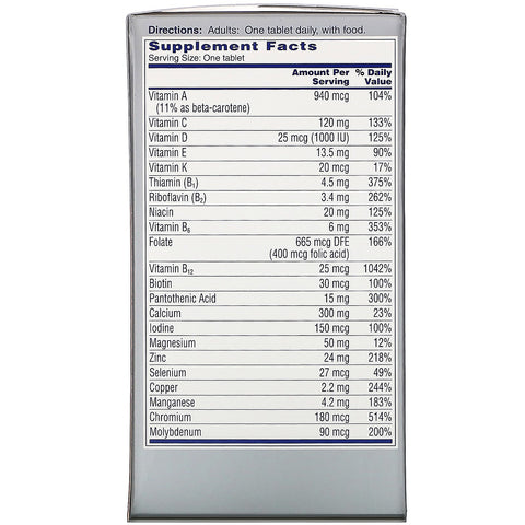 One-A-Day, multivitamínico completo para mujeres mayores de 50 años, 65 tabletas