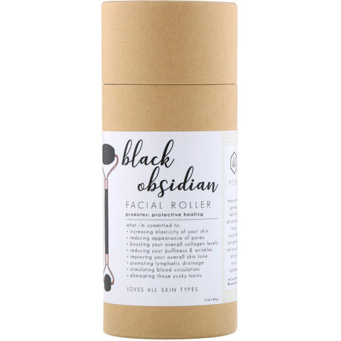 Honey Belle, Black Obsidian Facial Roller, 1 Roller