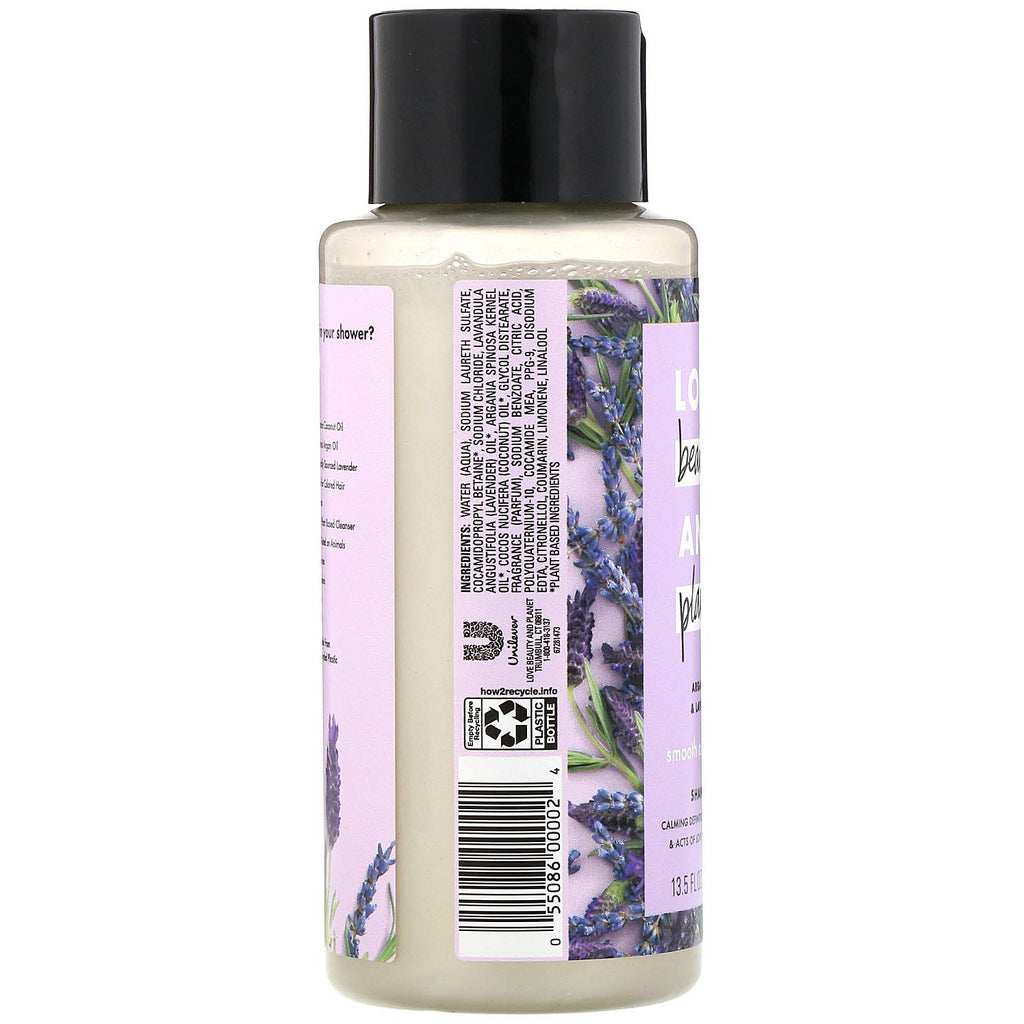 Love Beauty and Planet, Smooth and Serene Shampoo, Argan Oil & Lavender, 13.5 fl oz (400 ml)