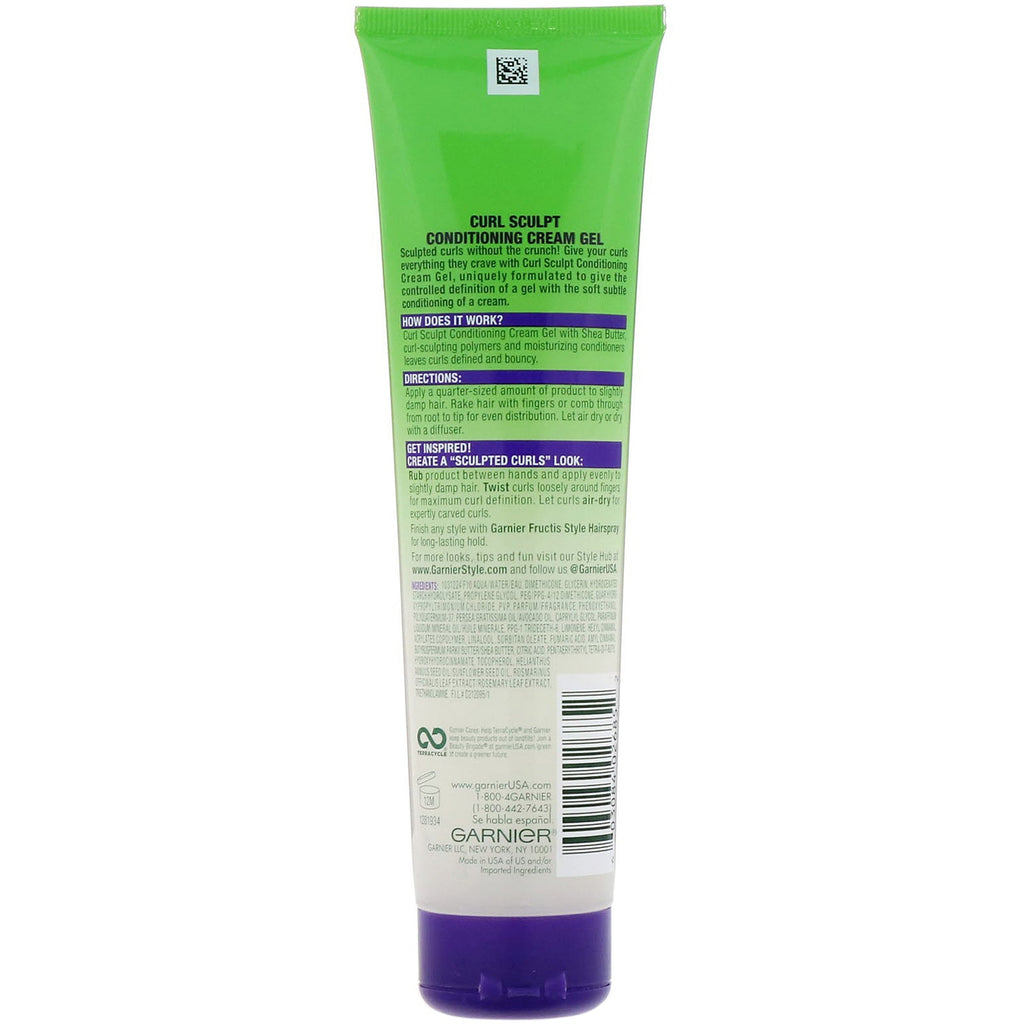 Garnier, Fructis, Curl Sculpt, Conditioning Cream Gel, 5.1 fl oz (150 ml)