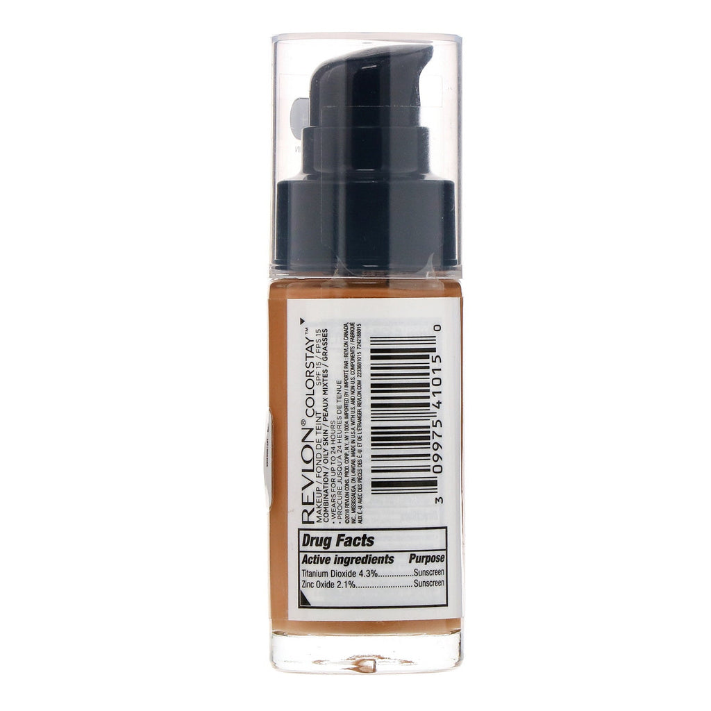 Revlon, Colorstay, Makeup, Combination/Oily, 370 Toast, 1 fl oz (30 ml)