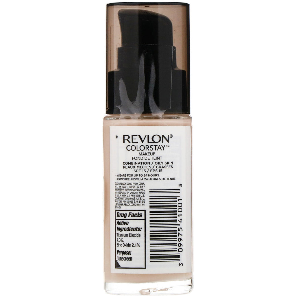 Revlon, Colorstay, Makeup, Combination/Oily, 110 Ivory, 1 fl oz (30 ml)