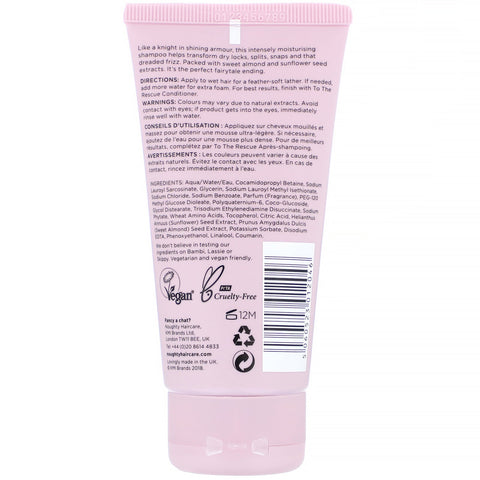 Noughty, To The Rescue, Moisture Boost Shampoo, For Frizzy and Damaged Hair, 2.5 fl oz (75 ml)