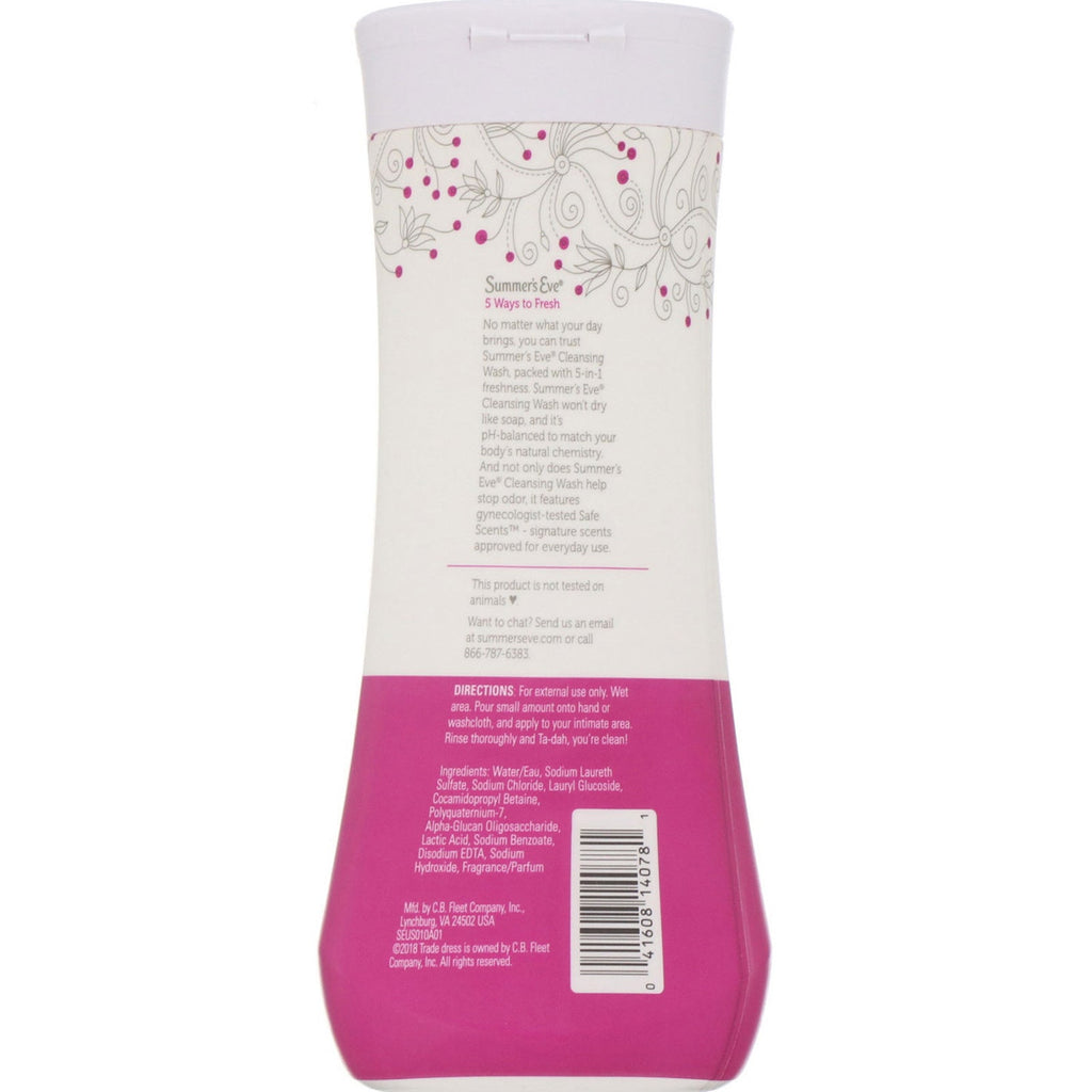 Summer's Eve, 5 in 1 Cleansing Wash, Simply Sensitive, 15 fl oz (444 ml)