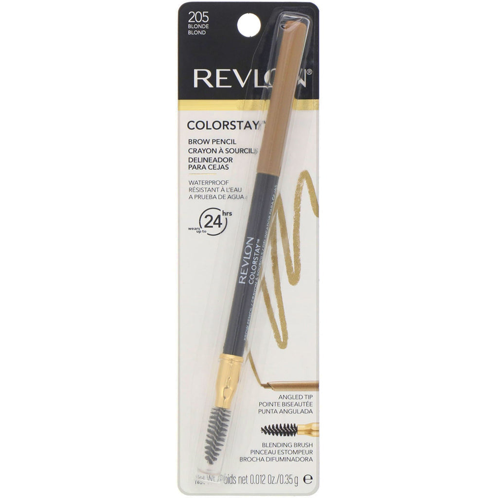 Revlon, Colorstay, Brow Pencil, 205 Blonde, 0.012 oz (0.35 g)