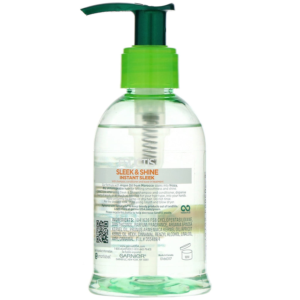 Garnier, Fructis, Sleek & Shine, Anti-Frizz Serum, 5.1 oz (150 ml)