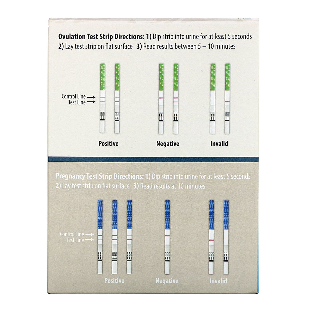 Fairhaven Health, BFP, Ovulation & Pregnancy Test Strips, 40 Ovulation & 10 Pregnancy Tests