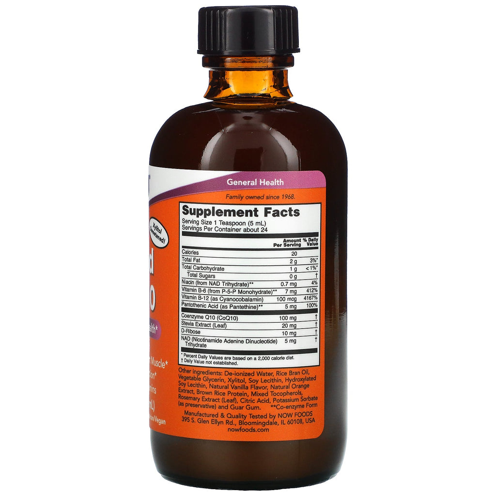 Now Foods, Liquid CoQ10, 100 mg , 4 fl oz (118 ml)