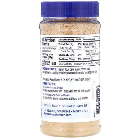 Peanut Butter & Co., Peanut Powder, 6.5 oz (184 g)