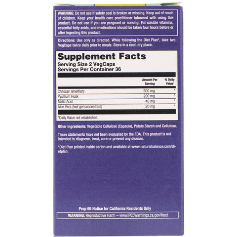 Natural Balance, Fat Magnet, Weight Management, 72 Vegcaps