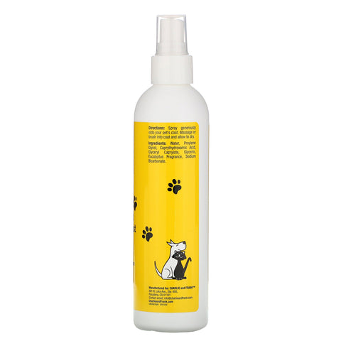 Charlie & Frank, Pet Smell Good Grooming Mist, Eucalyptus, 8 fl oz (237 ml)