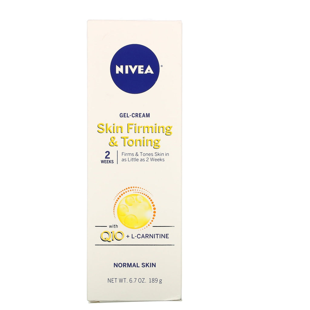 Nivea, Skin Firming & Toning Gel-Cream with Q10 + L-Carnitine, 6.7 oz (189 g)