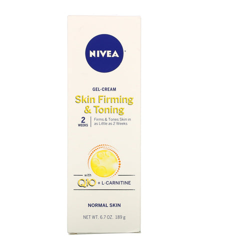 Nivea, Skin Firming & Toning Gel-Cream with Q10 + L-Carnitine, 6.7 oz (189 g)