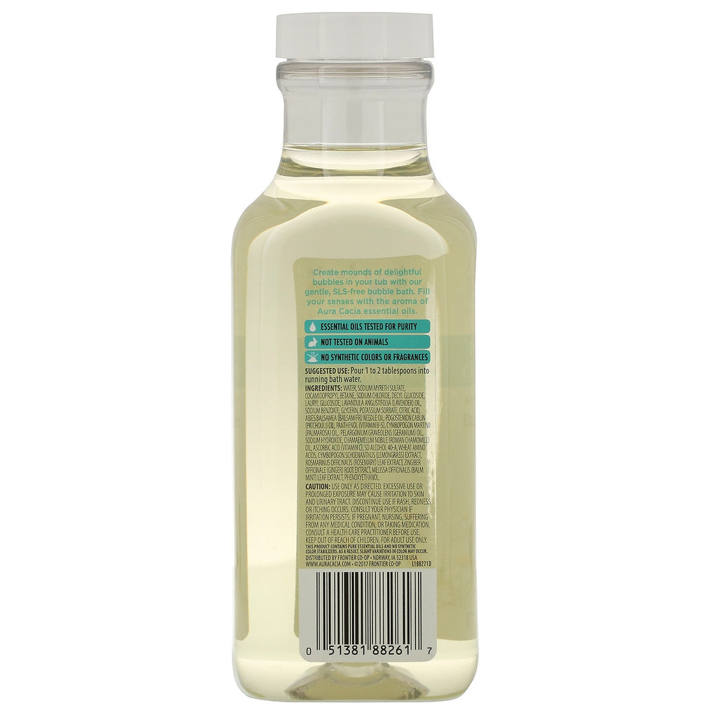 Aura Cacia, Aromatherapy Bubble Bath, Tranquil Chamomile, 13 fl oz (384 ml)