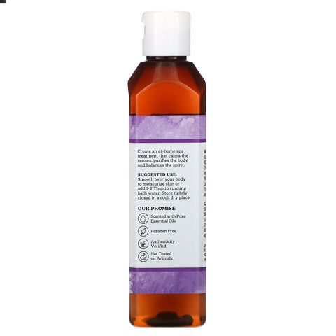 Aura Cacia, Aromatherapy Body Oil, Lavender, 8 fl oz (237 ml)