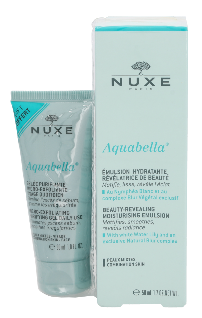 Nuxe Aquabella Beauty-Revealing Moist. Emulsion Duo Set 80 ml
