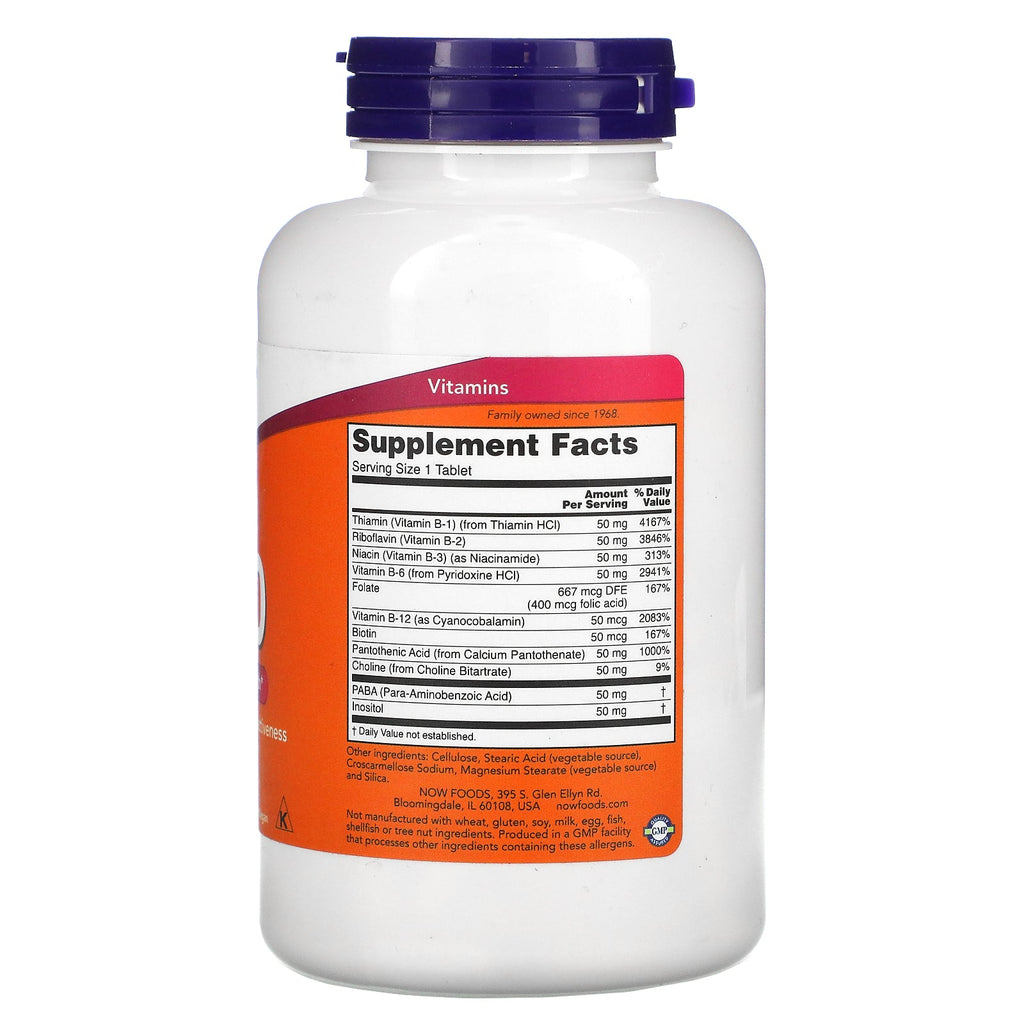 Now Foods, B-50, 250 Tablets