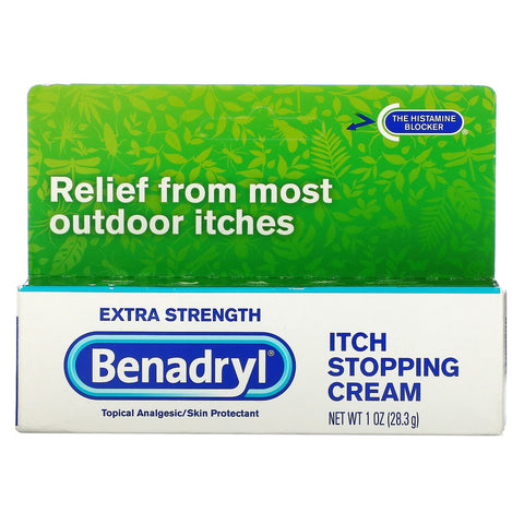 Benadryl, Extra Strength, Itch Stopping Cream, 1 oz (28.3 g)