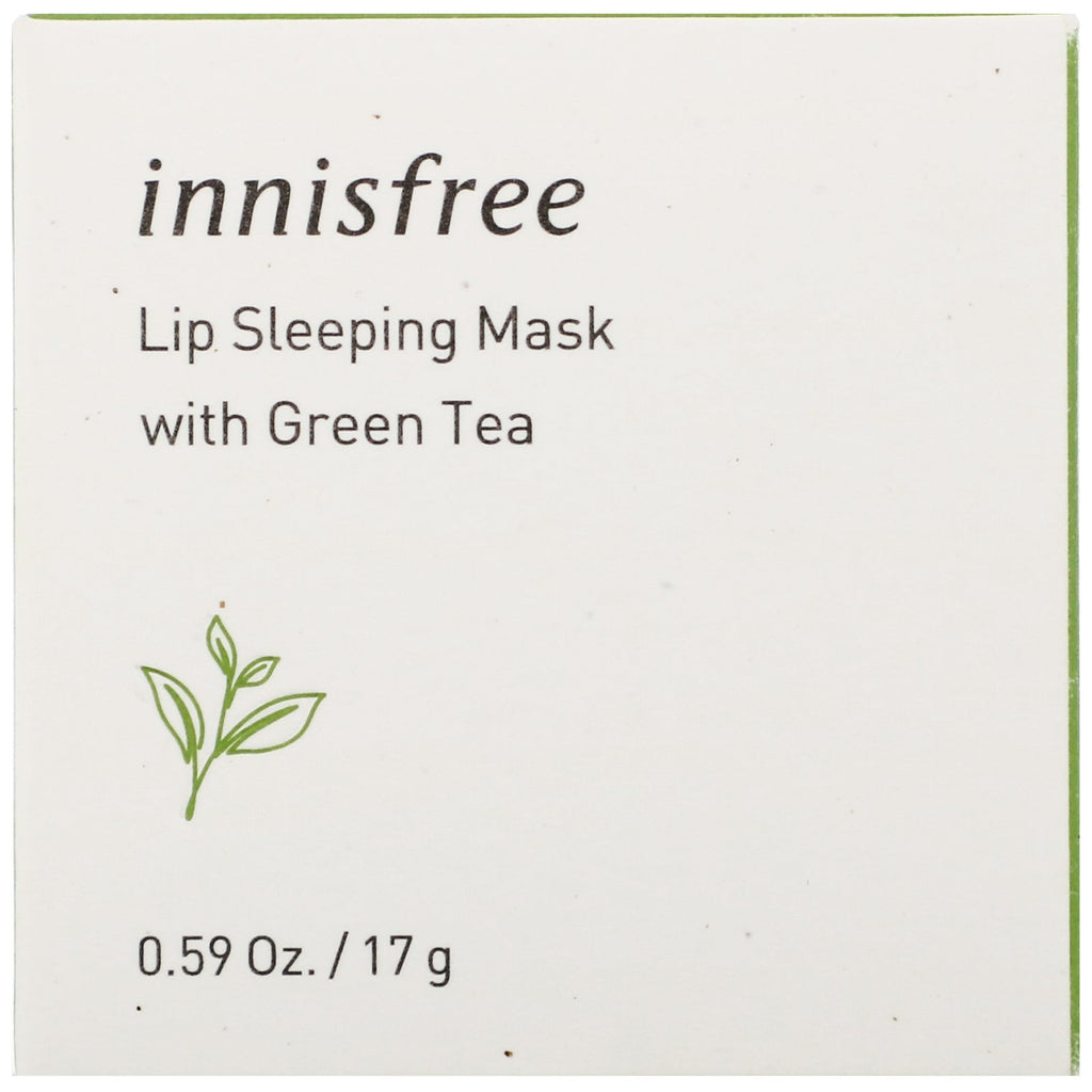 Innisfree, Lip Sleeping Mask with Green Tea, 0.59 oz (17 g)