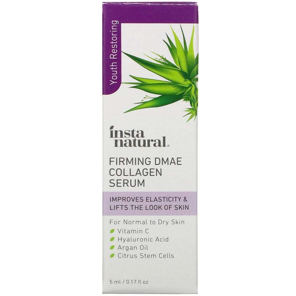 InstaNatural, Firming DMAE Collagen Serum, 0.17 fl oz (5 ml)